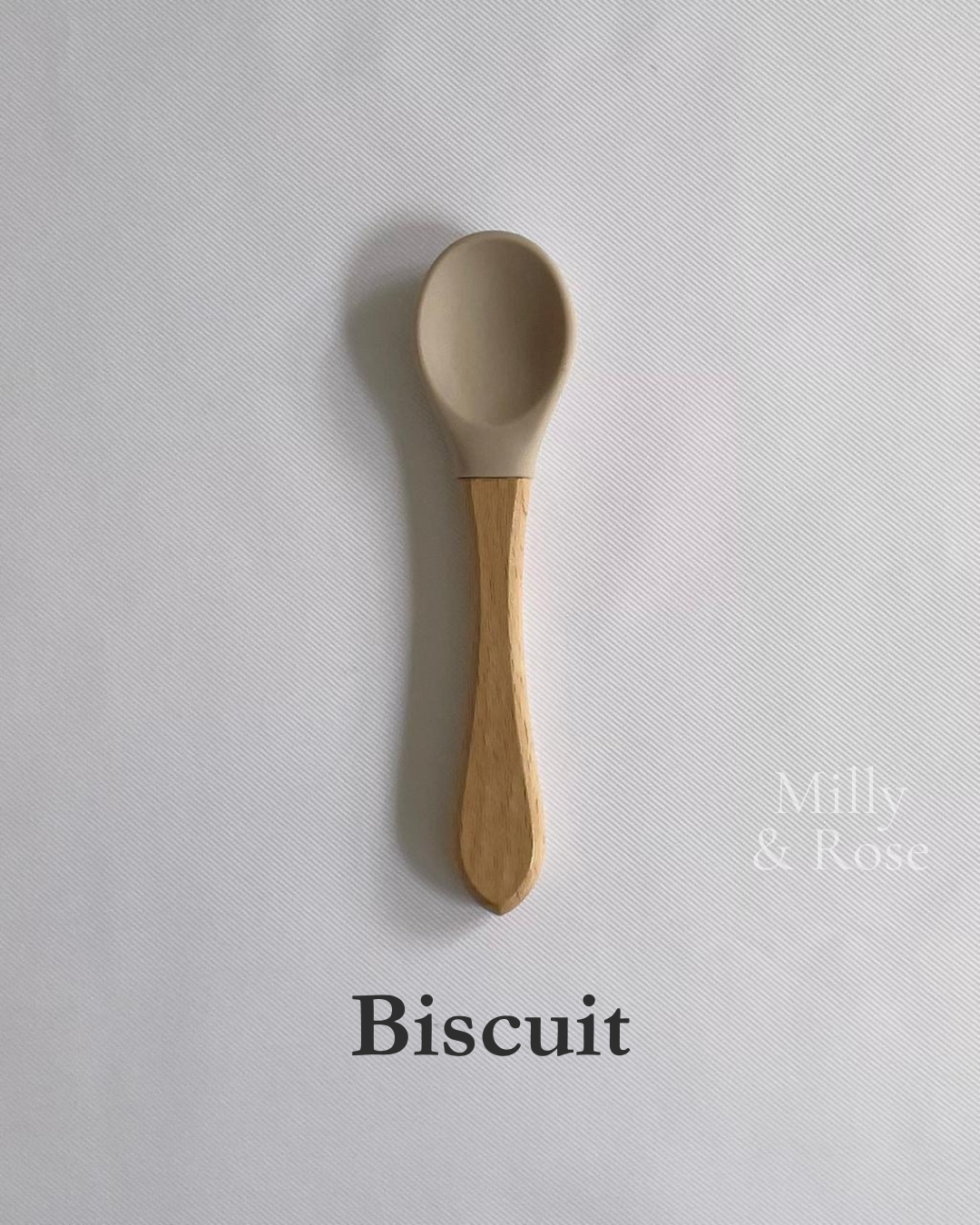 Silicone & Wooden Spoon