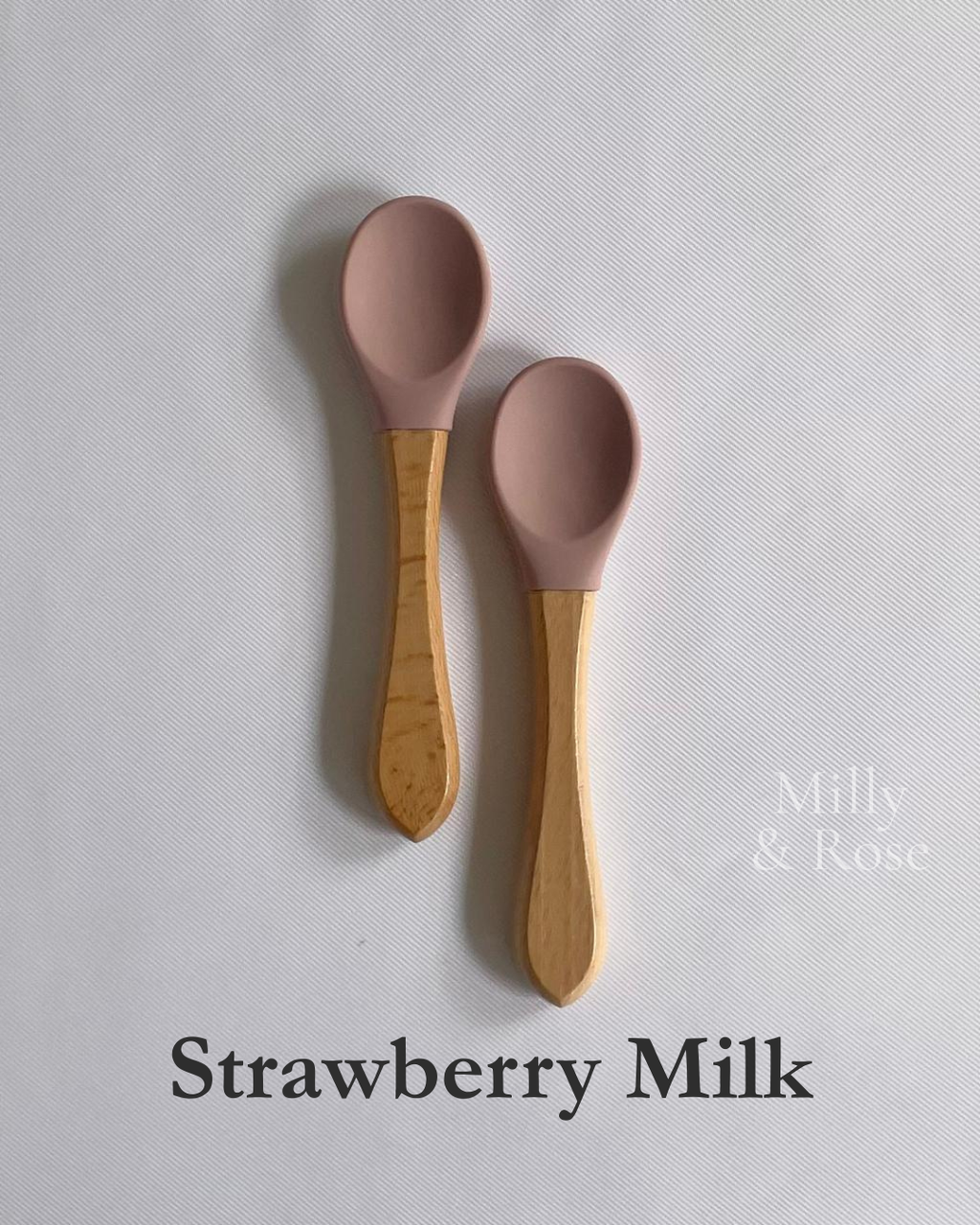 Silicone & Wooden Spoon