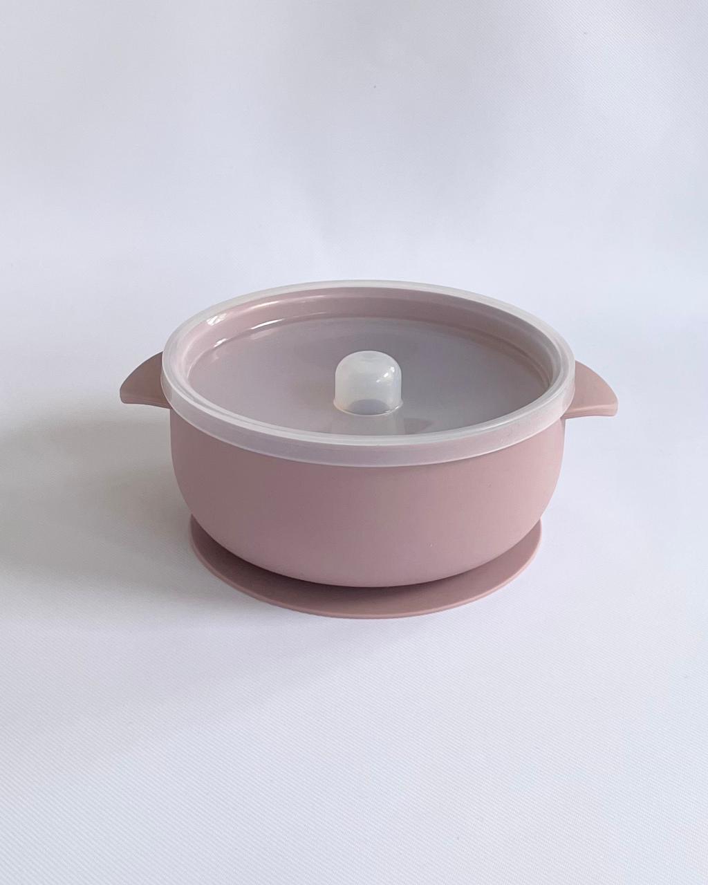 Silicone Suction Bowl with Lid