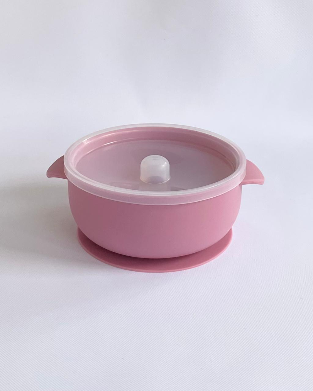 Silicone Suction Bowl with Lid