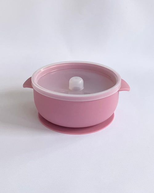 Silicone Suction Bowl with Lid
