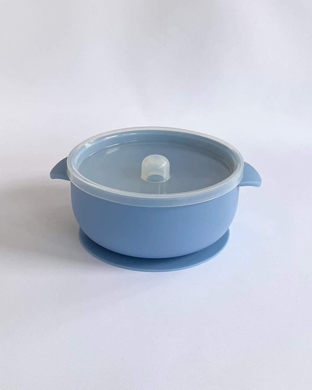 Silicone Suction Bowl with Lid