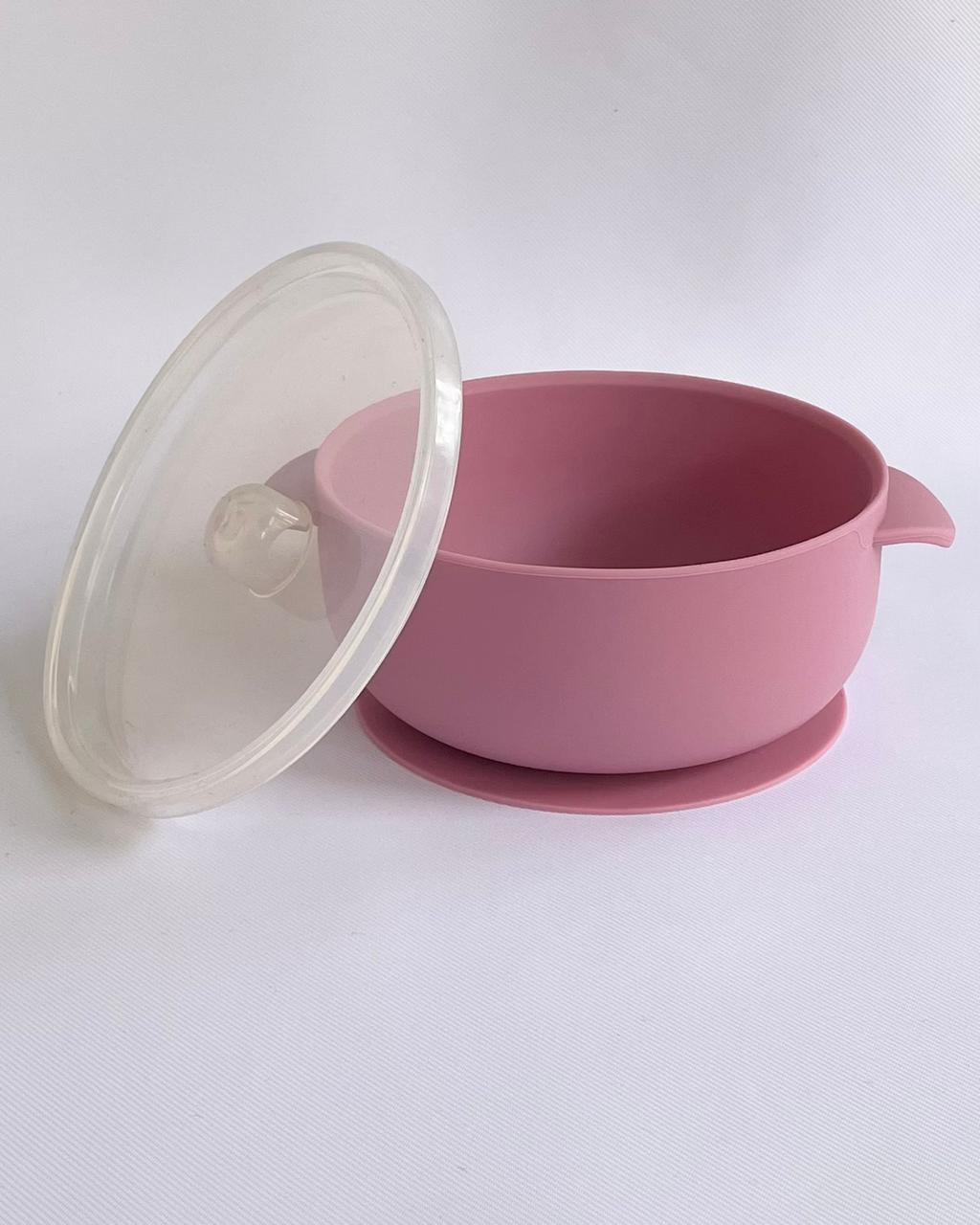Silicone Suction Bowl with Lid