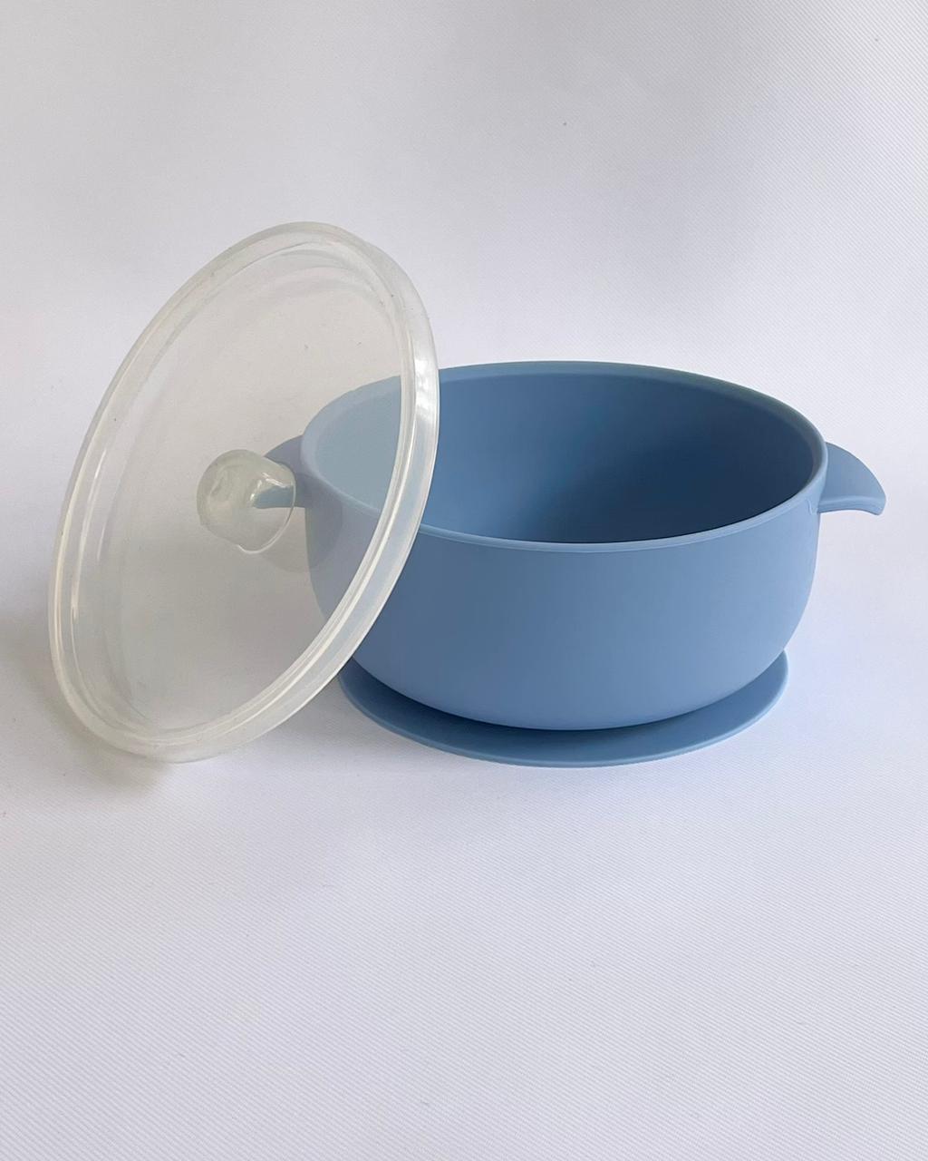 Silicone Suction Bowl with Lid