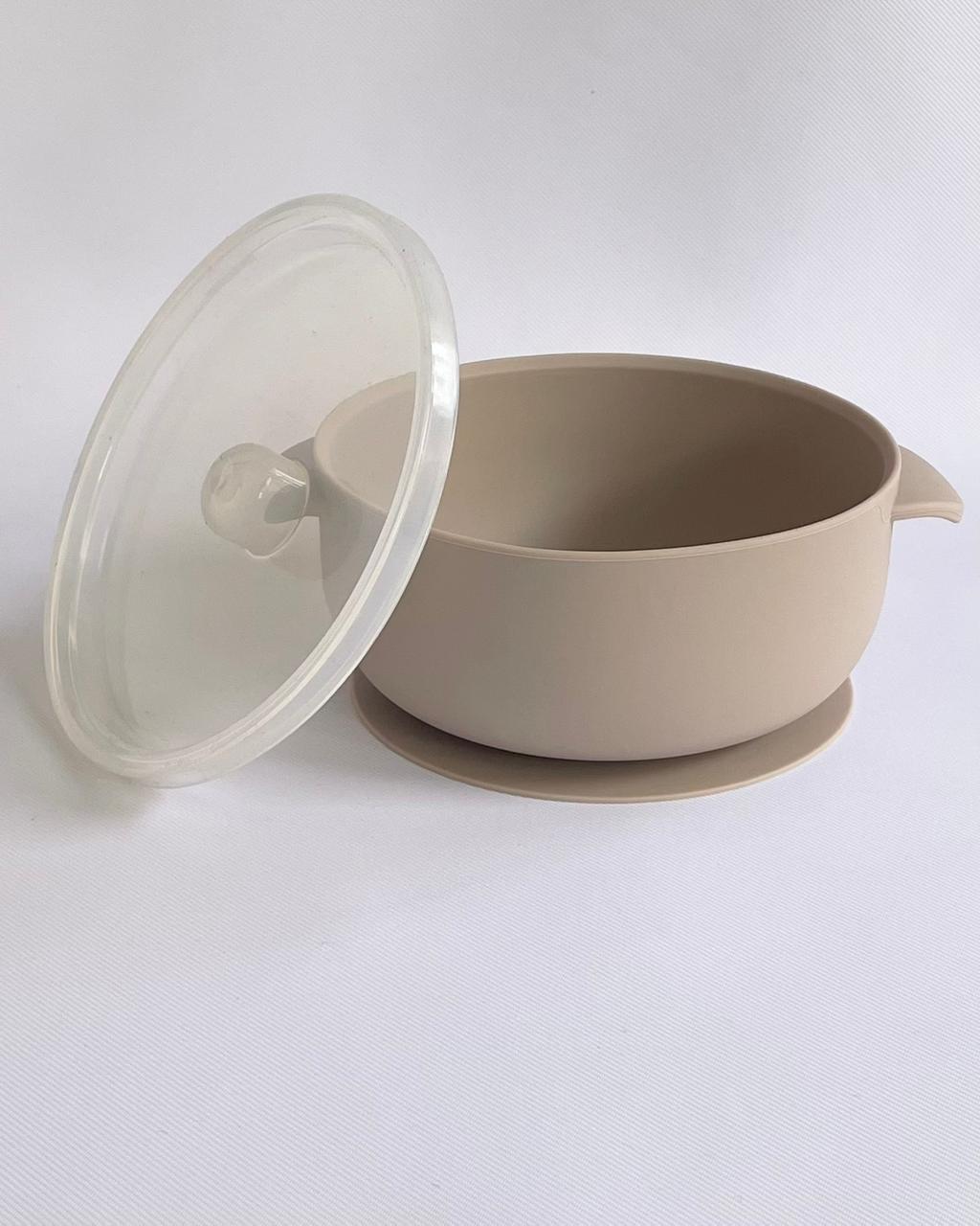 Silicone Suction Bowl with Lid