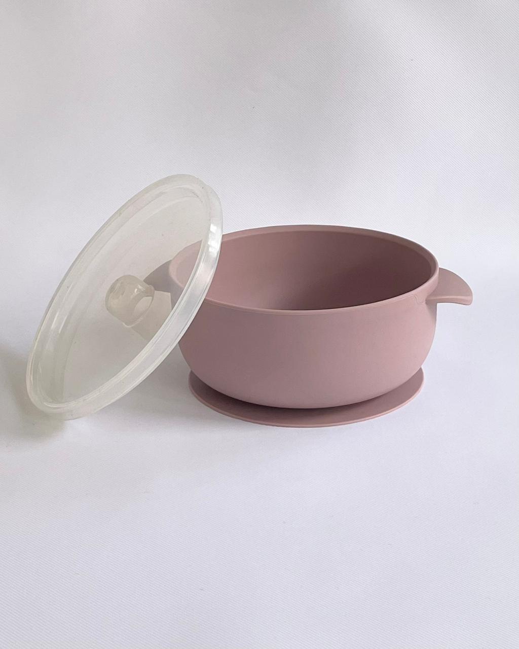 Silicone Suction Bowl with Lid